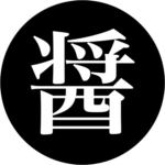 The Japanese character for soy, shoyu, to represent shoyu-koji